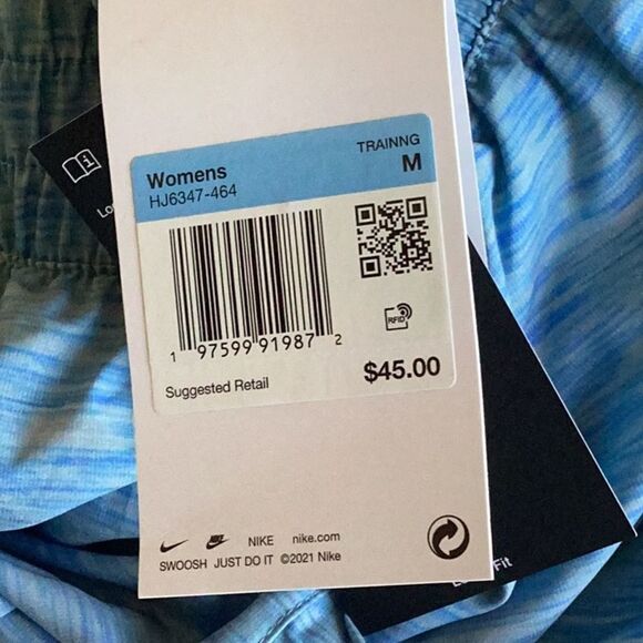 Nike One Women's Dri-FIT Ultra High-Waisted 3" Brief-Lined Shorts, medium, NWT - Picture 10 of 11